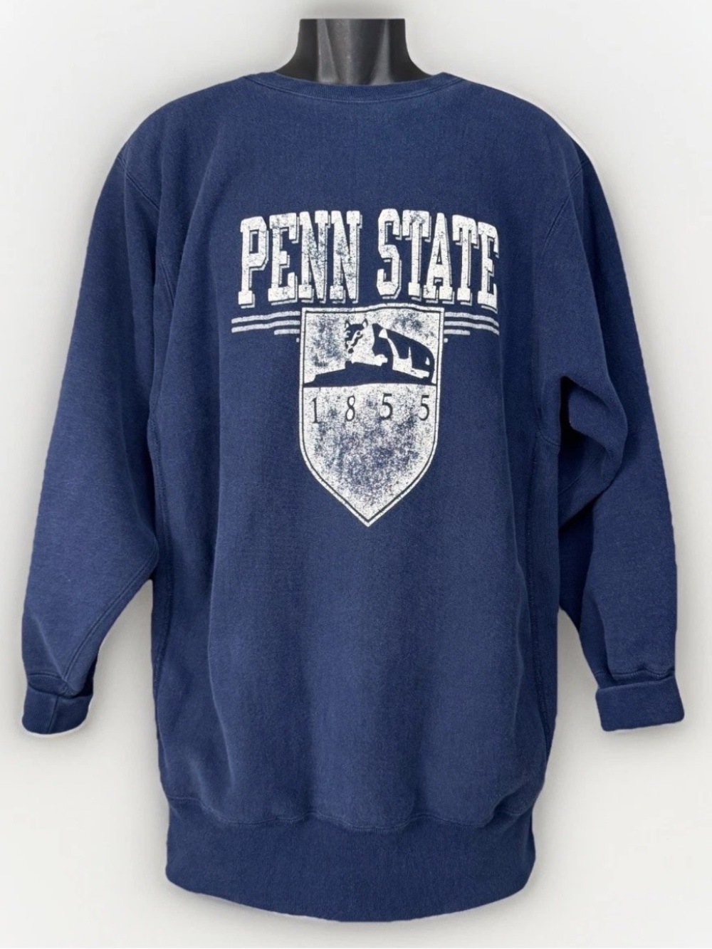 Vtg 80s 90s Champion Reverse Weave Penn State Nittany Men’s Navy Sweatshirt XXL